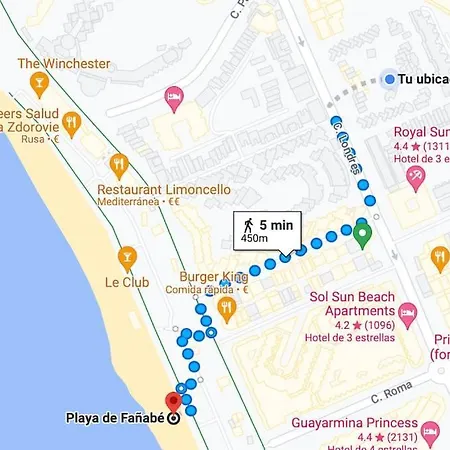 Beach, Shopping A Few Meters Away Appartement Costa Adeje (Tenerife)